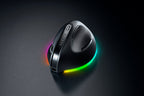 Razer Pro Click V2 Vertical ratón Universal mano derecha RF Wireless + Bluetooth + USB Type-C Óptico 30000 DPI - imagen 2