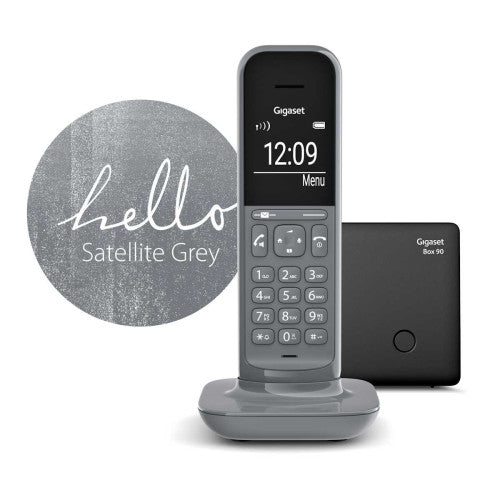 Gigaset CL390 Teléfono DECT/analógico Identificador de llamadas Gris - imagen 2
