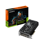 GIGABYTE GeForce RTX 5060 Ti WINDFORCE OC 8G Tarjeta Gráfica – 8 GB GDDR7, 128 bits, PCI-E 5.0, 2587 MHz Frecuencia del núcleo, 3 x DisplayPort, 1 x HDMI, GV-N506TWF2OC-8GD - imagen 1