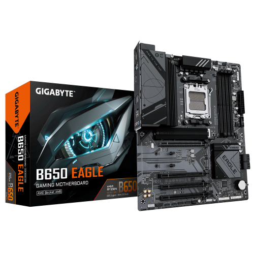 Gigabyte PLACA GIGABYTE B650 EAGLE,AMD,AM5,B650,4DDR5,256GB,HDMI+DP,4SATA3+3M.2,GBLAN,4USB3.2+2TYPE-C,ATX - imagen 1