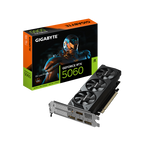 GIGABYTE GeForce RTX 5060 OC Low Profile 8G Tarjeta Gráfica - 8GB GDDR7, 128bit, PCI-E 5.0, 2512 MHz Frecuencia del núcleo, 3 x DisplayPort, 1 x HDMI, GV-N5060OC-8GL - imagen 1