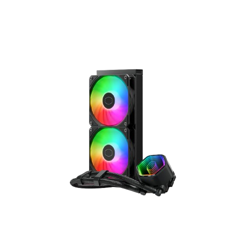 Cooler Master MasterLiquid 240 Core II Procesador Kit de refrigeración líquida 12 cm Negro - imagen 1
