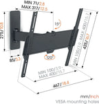 VOGELS (TVM 1425) SOPORTE TV GIRATORIO 32 A 65" HASTA 125 KILOS - imagen 3