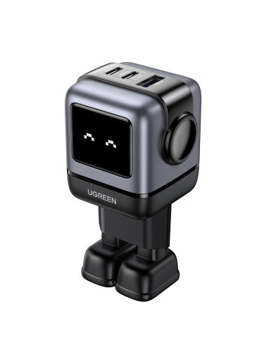 Ugreen Nexode RG 65W 3-Port GaN Ordenador portátil, Teléfono móvil, Portátil, Batería portátil, Teléfono Gris Corriente alterna Carga rápida Interior - imagen 2