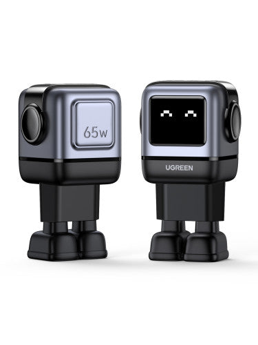 Ugreen Nexode RG 65W 3-Port GaN Ordenador portátil, Teléfono móvil, Portátil, Batería portátil, Teléfono Gris Corriente alterna Carga rápida Interior - imagen 3