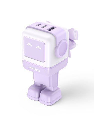 Ugreen Nexode RG 65W 3-Port GaN Ordenador portátil, Teléfono móvil, Ratón, Portátil, Batería portátil, Teléfono Rosa Corriente alterna Carga rápida Interior - imagen 1