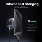 Ugreen Nexode S 30W USB-C GaN Fast Charger EU gray Teléfono móvil, Batería portátil, Teléfono Gris Corriente alterna Interior - imagen 2