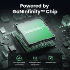 Ugreen Nexode Air 65W sieninis kroviklis, USB + 2x USB-C pilkos spalvos Ordenador portátil, Teléfono móvil, Ratón, Portátil, Batería portátil, Tableta Gris Corriente alterna Carga rápida Interior - imagen 3