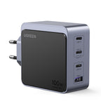 Ugreen Nexode S 100W 4-Port GaN Fast Charger EU gray Ordenador portátil, Teléfono móvil, Portátil, Batería portátil, Tableta Gris Corriente alterna Interior - imagen 1