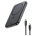 Ugreen 25207 batería externa 5000 mAh Cargador inalámbrico Negro - imagen 1