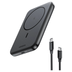 Ugreen 25207 batería externa 5000 mAh Cargador inalámbrico Negro - imagen 1