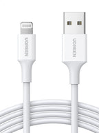 Ugreen cable USB 2.0 A lightning 2m, 5V/2.4A iPhone 7 / 7plus / 6S/ 6 / 6 Plus, iPhone 5s/5c/5, iPad Mini/Mini 2, iPad 1 m Blanco - imagen 2