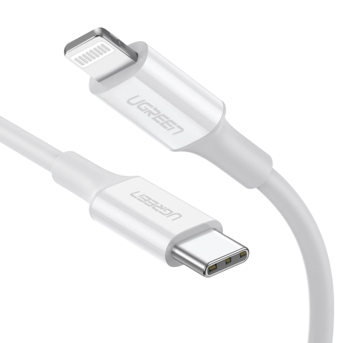 Ugreen 10493 cable de conector Lightning 1 m Blanco - imagen 1