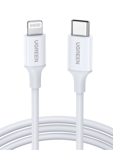 Ugreen 10493 cable de conector Lightning 1 m Blanco - imagen 3