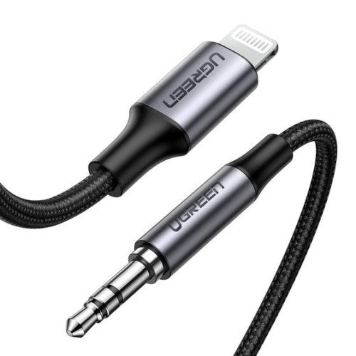 Ugreen 70509 cable de teléfono móvil Plata 1 m 3,5mm Lightning - imagen 1