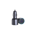Ugreen 75W 3-Port Fast Car Charg gray Ordenador portátil, Teléfono móvil, Reloj inteligente, Tableta, Teléfono Gris Encendedor de cigarrillos Carga rápida Auto - imagen 1