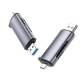 Ugreen 50706 lector de tarjeta USB/Micro-USB Plata - imagen 1