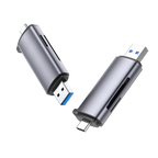 Ugreen 50706 lector de tarjeta USB/Micro-USB Plata - imagen 1