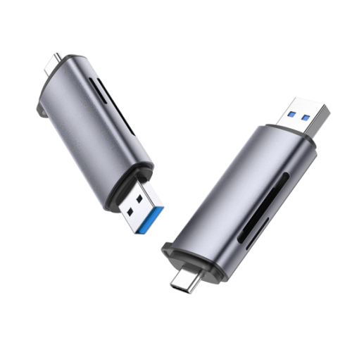 Ugreen 50706 lector de tarjeta USB/Micro-USB Plata - imagen 1