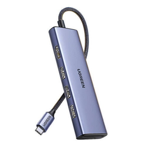 Ugreen 20956A hub de interfaz USB Tipo C 5000 Mbit/s Plata - imagen 2