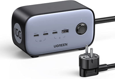 Ugreen DigiNest Pro 1 salidas AC Tipo C 1,8 m 4 3680 W Negro - imagen 2