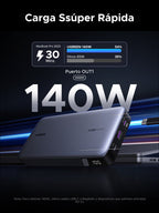 Ugreen 90597A batería externa 25000 mAh Gris - imagen 3