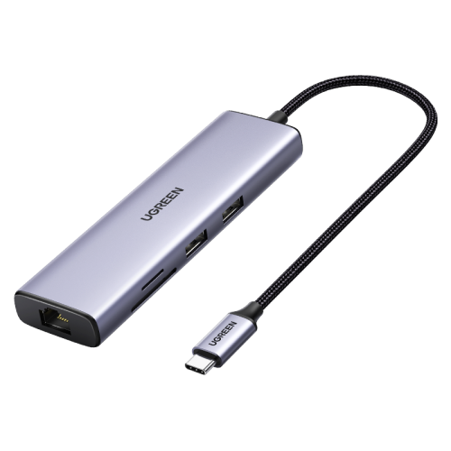 Ugreen 60515 base para portátil y replicador de puertos Alámbrico USB 3.2 Gen 1 (3.1 Gen 1) Type-C Gris - imagen 1
