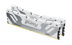 Kingston MEMORIA KINGSTON 48GB 8400MT/S DDR5 CL40 CUDIMM (KIT OF 2) FURY RENEGADE WHITE XMP - KF584CU40RWK2-48 - imagen 1