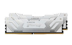Kingston MEMORIA KINGSTON 48GB 8400MT/S DDR5 CL40 CUDIMM (KIT OF 2) FURY RENEGADE WHITE XMP - KF584CU40RWK2-48 - imagen 2