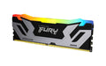 Kingston MEMORIA KINGSTON 24GB 8400MT/S DDR5 CL40 CUDIMM FURY RENEGADE RGB SILVER XMP - KF584CU40RSA-24 - imagen 1