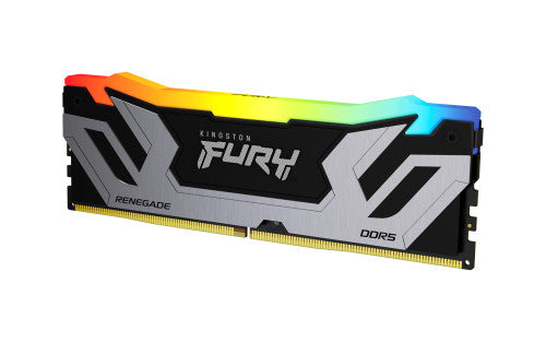 Kingston MEMORIA KINGSTON 48GB 8400MT/S DDR5 CL40 CUDIMM (KIT OF 2) FURY RENEGADE RGB SILVER XMP - KF584CU40RSAK2-48 - imagen 3