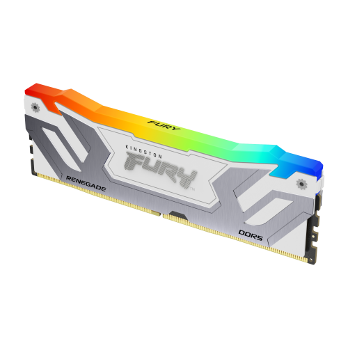 Kingston MEMORIA KINGSTON 24GB 8400MT/S DDR5 CL40 CUDIMM FURY RENEGADE RGB WHITE XMP - KF584CU40RWA-24 - imagen 2