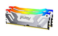 Kingston MEMORIA KINGSTON 48GB 8400MT/S DDR5 CL40 CUDIMM (KIT OF 2) FURY RENEGADE RGB WHITE XMP - KF584CU40RWAK2-48 - imagen 1