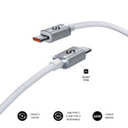 SUBBLIM CABLE OPTIMUS 60W C-C 2m WHITE - imagen 2