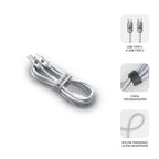 SUBBLIM CABLE OPTIMUS 60W C-C 2m WHITE - imagen 3