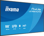 IIYAMA MONITOR 98" 3840x2160, UHD VA DLED 500cd/m, HORIZ Y VERT, MM 2x 10W, 2x HDMIx 1x USB-C, USB 2.0 x2, WiFi, LAN, Media Play USB Port, Control LAN / RS232C, Android 14 OS, 24/7 Operation, VESA Mount 700x500 - wallmount included (LH5564UHS-B1AG) - imagen 2