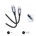 SUBBLIM CABLE PLUS 100W C-C 1m WHITE - imagen 1