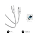 SUBBLIM CABLE PLUS 100W C-C 2m WHITE - imagen 1