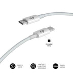 SUBBLIM CABLE PLUS 100W C-C 2m WHITE - imagen 2