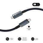 SUBBLIM CABLE HIGH 240w C-C USB4.0 8K 1,5m - imagen 2