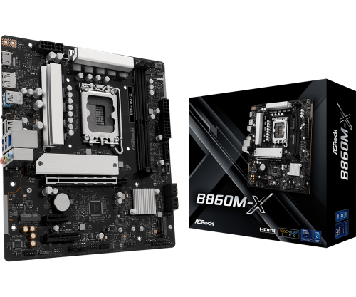 Asrock B860M-X Intel B860 LGA 1851 (Socket V1) micro ATX - imagen 1