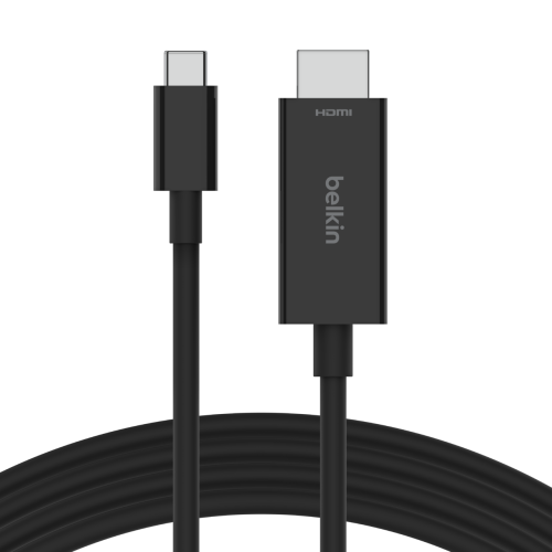 Belkin AVC012bt2MBK 2 m USB Tipo C HDMI Negro - imagen 1