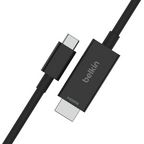 Belkin AVC012bt2MBK 2 m USB Tipo C HDMI Negro - imagen 2
