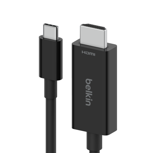 Belkin AVC012bt2MBK 2 m USB Tipo C HDMI Negro - imagen 3
