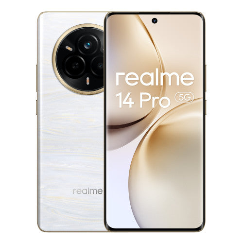 realme 14 Pro 5G 17,2 cm (6.77") SIM doble Android 15 USB Tipo C 8 GB 256 GB 6000 mAh Blanco - imagen 3