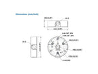 Caja de Conexiones Dahua DH-PFA136 Aluminio para HDW7 HDBW5 - imagen 3