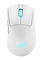 ASUS ROG Keris II Origin WHT ratón Juego mano derecha RF Wireless + Bluetooth + USB Type-A Óptico 42000 DPI - imagen 1