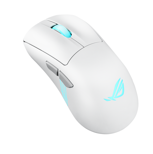 ASUS ROG Keris II Origin WHT ratón Juego mano derecha RF Wireless + Bluetooth + USB Type-A Óptico 42000 DPI - imagen 2