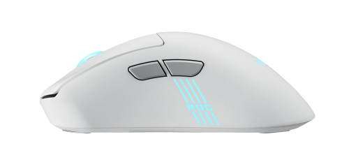 ASUS ROG Keris II Origin WHT ratón Juego mano derecha RF Wireless + Bluetooth + USB Type-A Óptico 42000 DPI - imagen 3