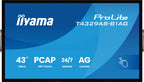 Iiyama MONITOR IIYAMA 43" ALL-IN-ONE PCAP INTERACTIVE/ ANDROID 14 OS/ 3840 x 2160/ 450CD/M² WITH TOUCH/ HDMI X2 + USB-C/RS-232C X1/ WiFi 5 - 2.4G / 5G/ RAM: 4GB, ROM: 32GB/ TOUCH THROUGH-GLASS (T4329AS-B1AG) - imagen 2